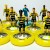 Subbuteo Andrew Table Soccer  AEK Athens 2024 100 Years Centenary Team on WSB Professional bases